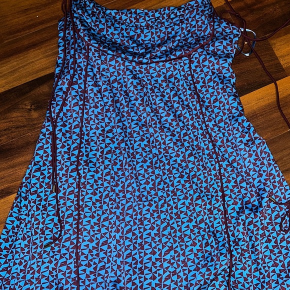 NWOT FP Kai Print Tie Strap Lined Minidress NEW L - Picture 15 of 16